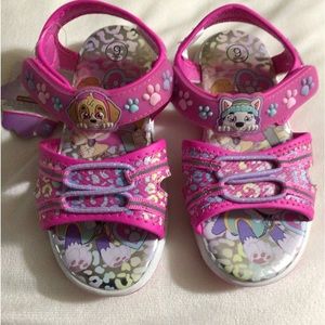 New Paw Patrol Light Up Sandals
